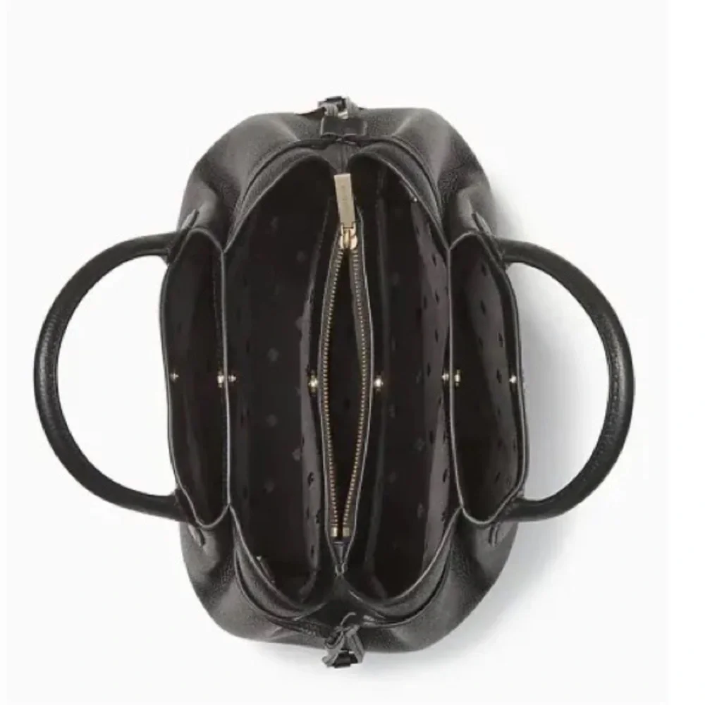 Kate Spade Dumpling Large Satchel In Black - Picture 10 of 14